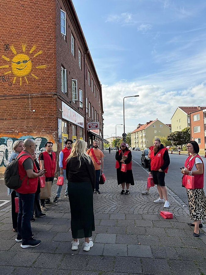 Kampanj på Garagegatan med Sorgenfri-S