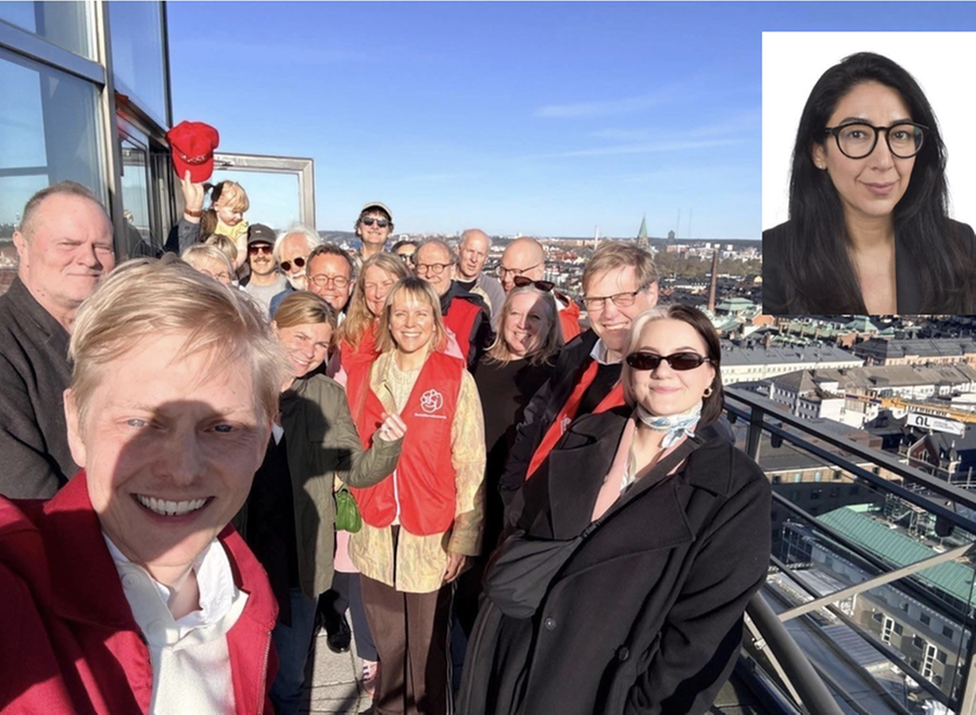 Vi försnackar, fikar och knackar dörrar med Lawen Redar!