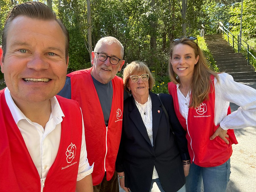 Knacka dörr med Markus Selin i Danderyd