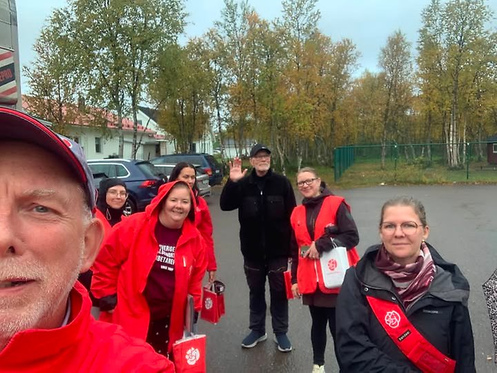 Dörrknackning Terrassen området