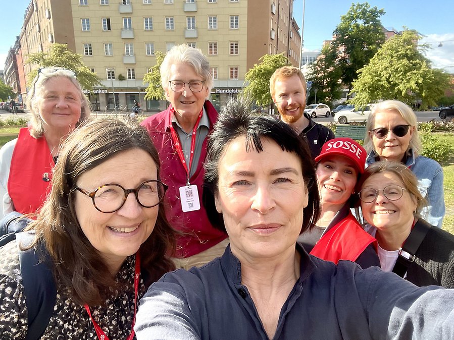 Aktionsdag 9/9 knack vid Norra Stationsgatan 