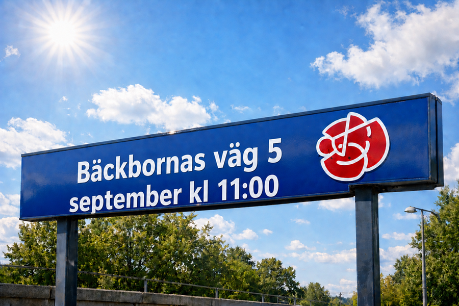 Dörrknackning Bäckbornas väg i Bromma!