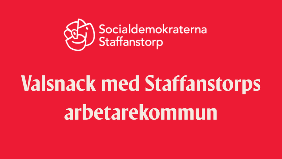 Valsnack med Staffanstorps arbetarekommun