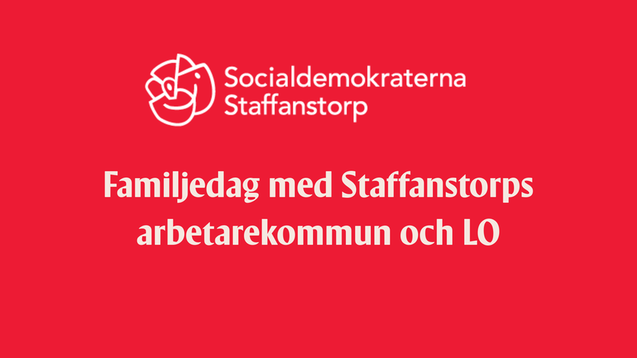 Familjedag med LO i Hjärupspark