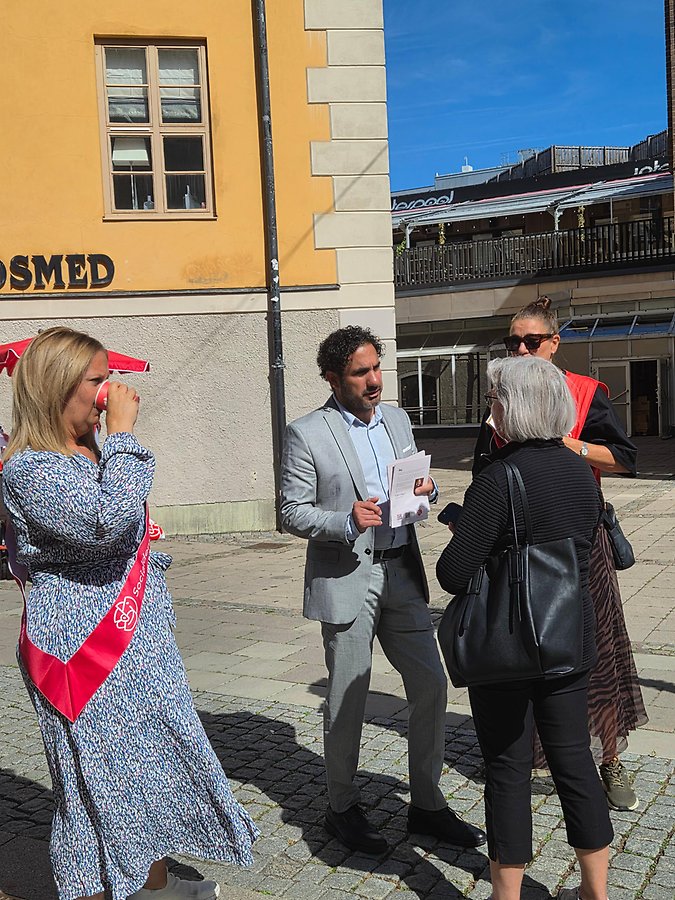 Kaffe på stan i centrala stationen 